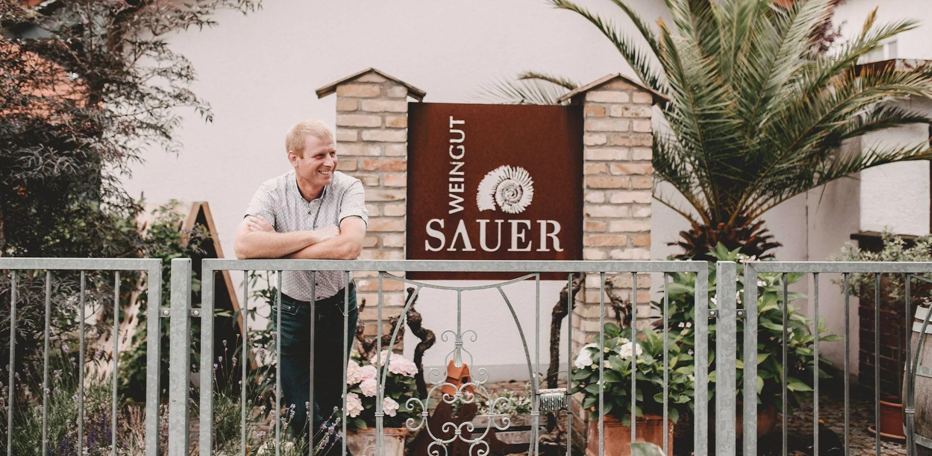 Bioland-Weingut Heiner Sauer aus der Pfalz als Weinbegleitung im Roten Hirsch Heusweiler