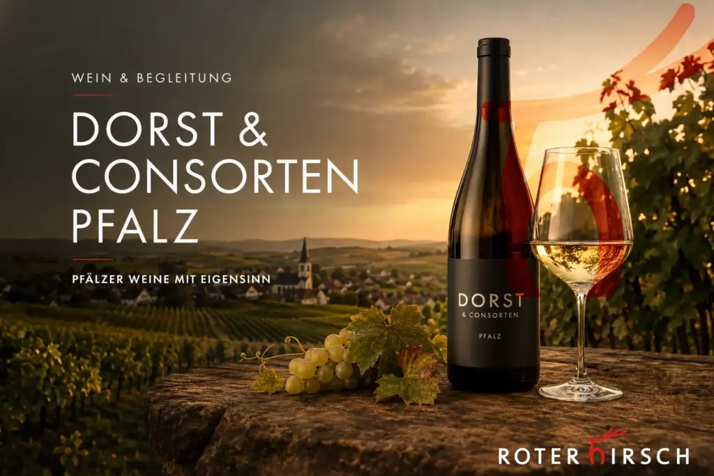 Dorst und Consorten aus der Pfalz als Weinpartner des ROTEN HIRSCH in Heusweiler