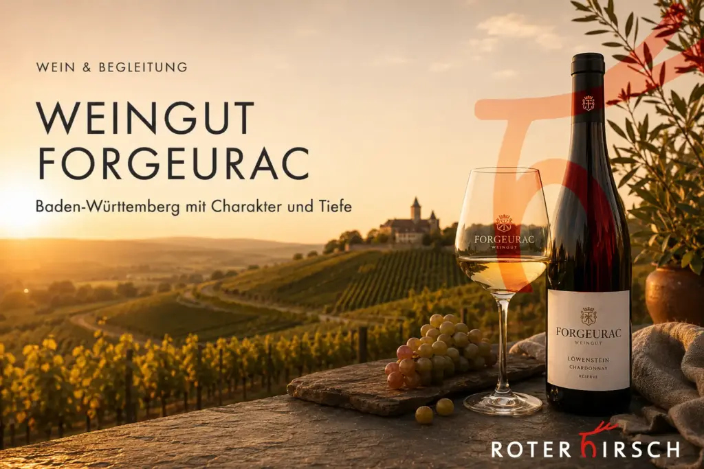 Weingut Forgeurac aus Baden-Württemberg als Weinpartner des ROTEN HIRSCH in Heusweiler