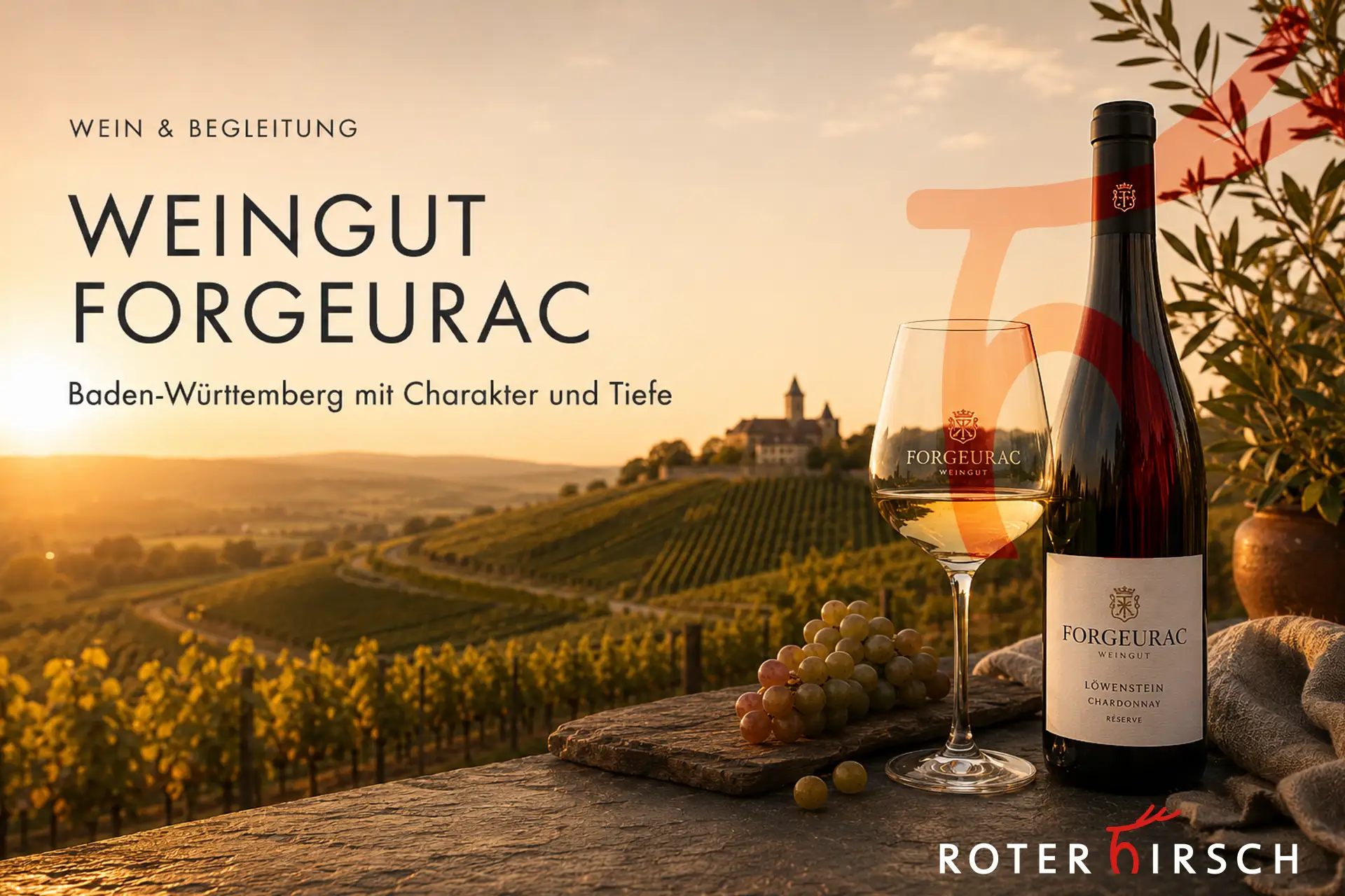 Weingut Forgeurac – Weinpartner ROTER HIRSCH Heusweiler Weingut Forgeurac aus Baden-Württemberg als Weinpartner des ROTEN HIRSCH in Heusweiler