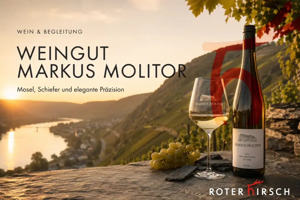 Weingut Markus Molitor von der Mosel als Weinpartner des ROTEN HIRSCH in Heusweiler