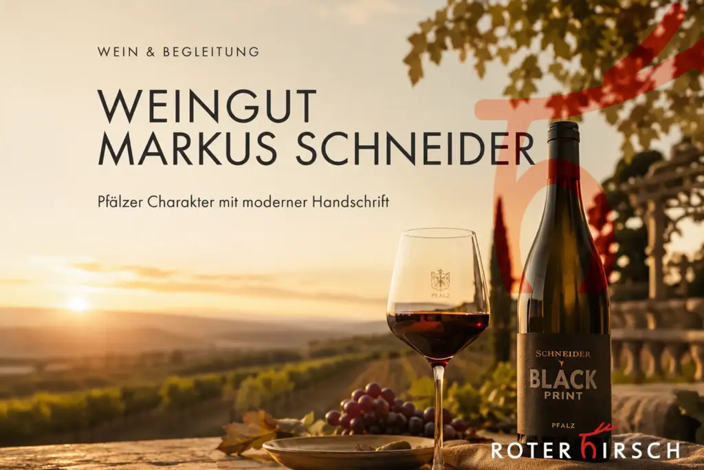 Weingut Markus Schneider aus der Pfalz als Weinpartner des ROTEN HIRSCH in Heusweiler